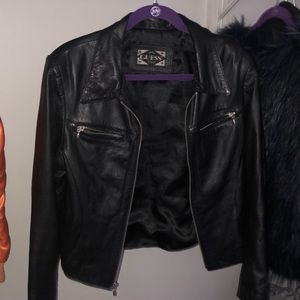 Genuine Guess Leather Jacket